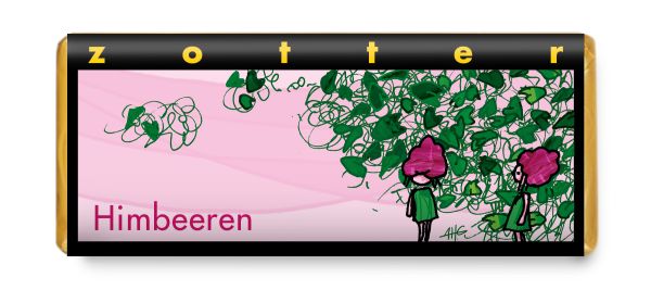 Zotter Mini Himbeeren 70g